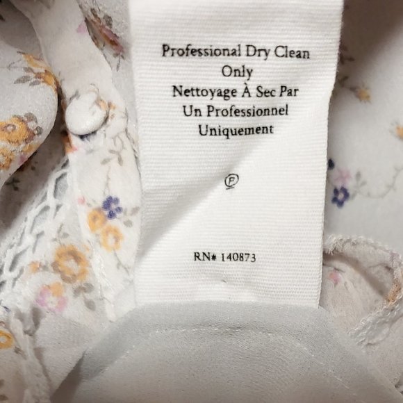 LoveShackFancy Silk Floral Midi Dress Medium - Picture 12 of 12